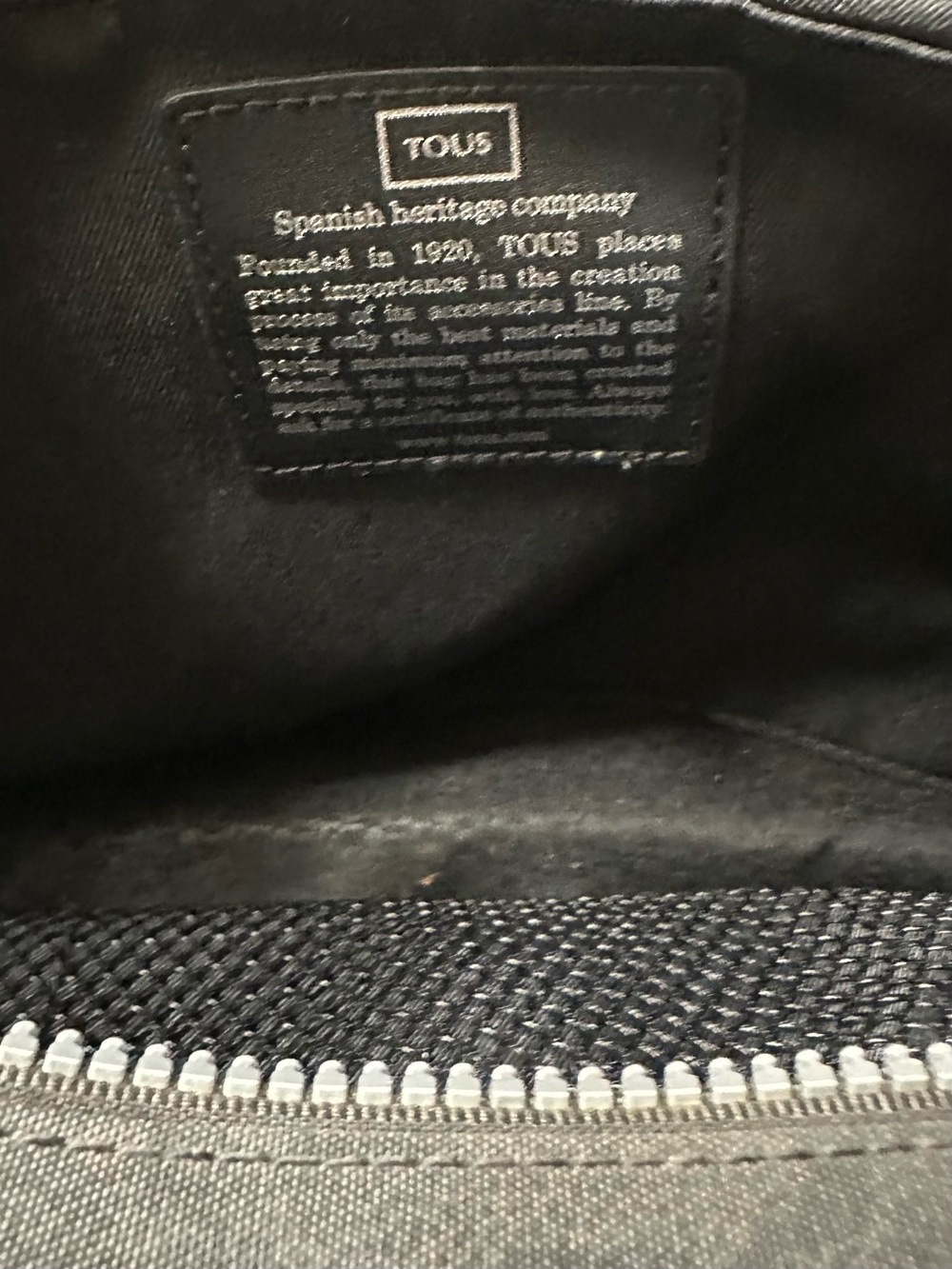 TOUS Kaos Catri Baby / All Purpose Shoulder Bag in Anthracite-Black - Picture 10 of 11